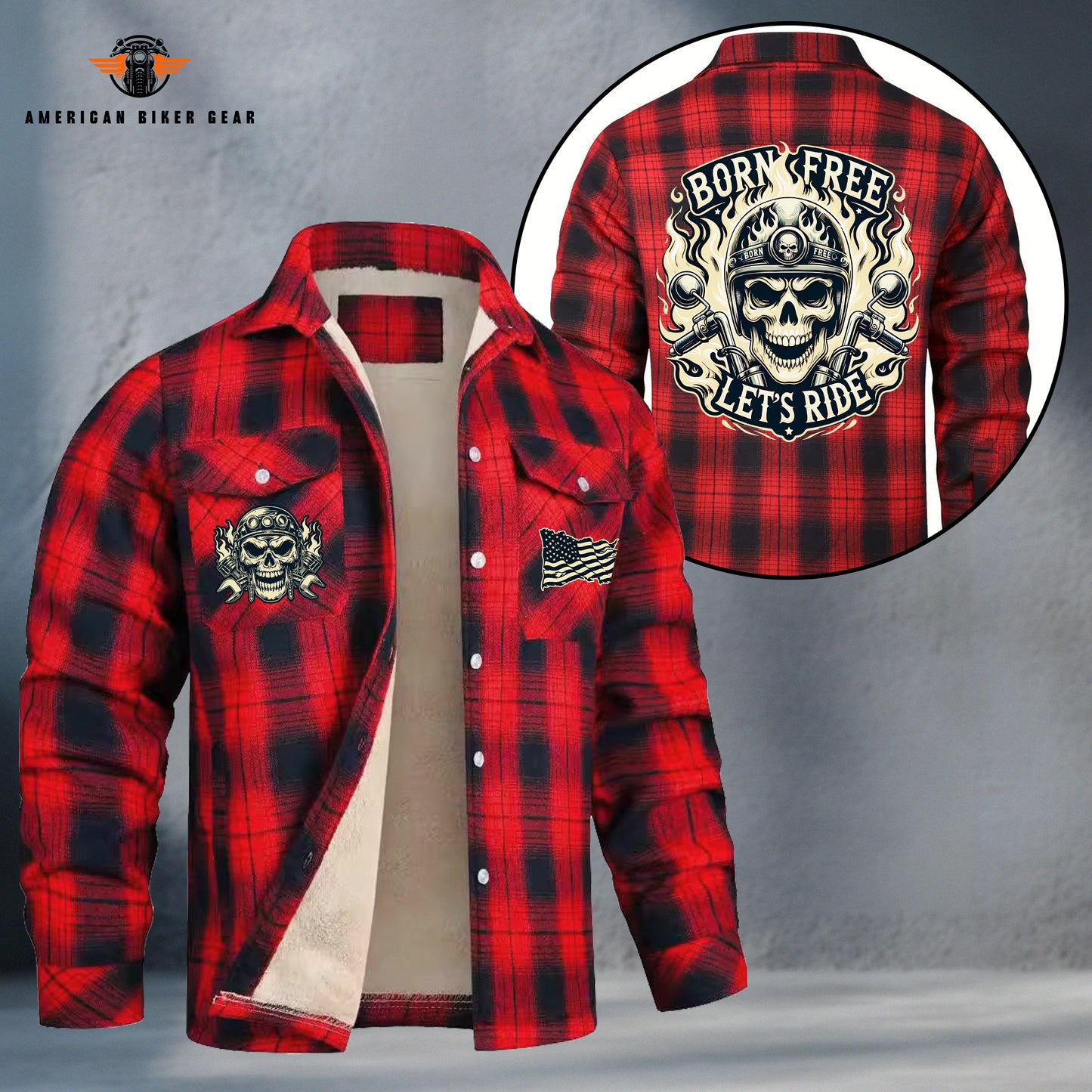 Born Free Let's Ride Fleece Flannel TP10