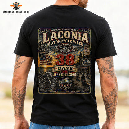 Laconia Biker Personalized T-shirt TP06