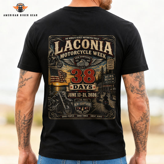 Laconia Biker Personalized T-shirt TP06