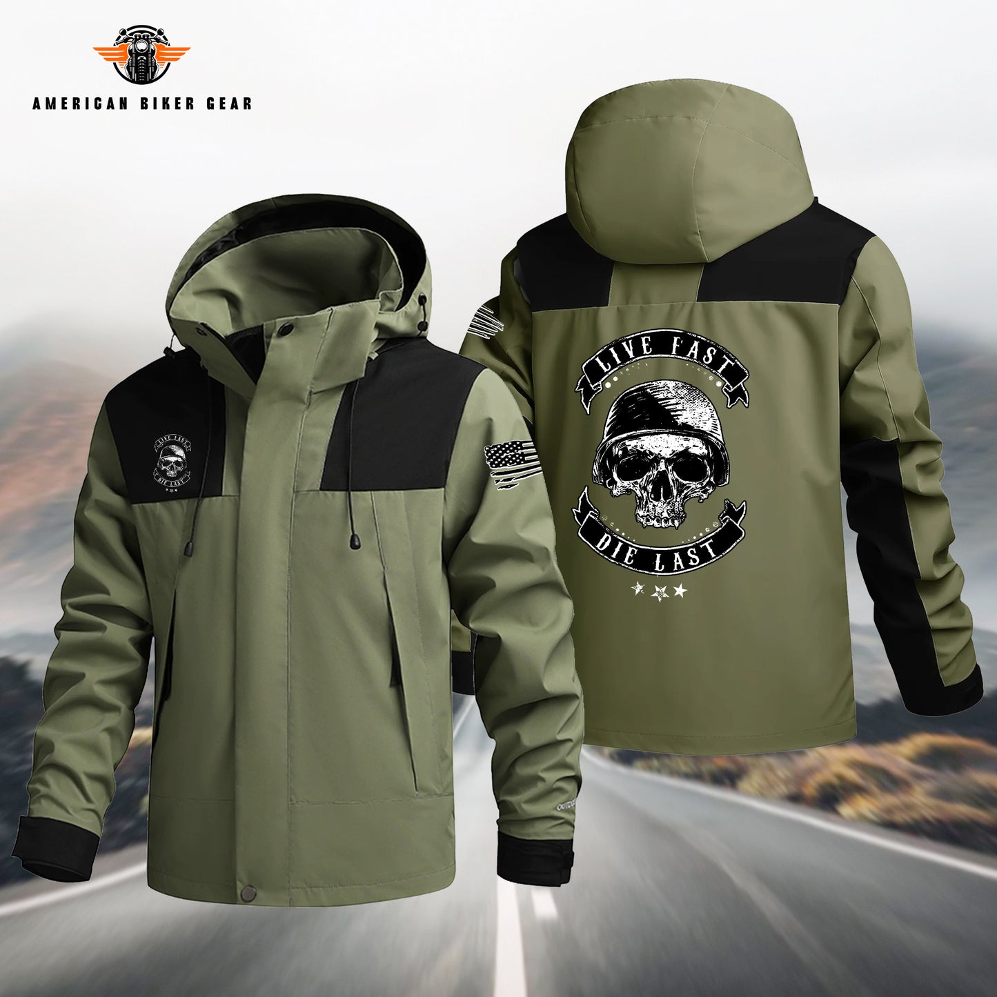 Live Fast Die Last Waterproof Jacket TP01
