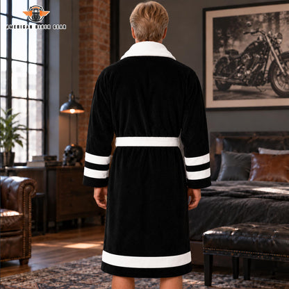 Skull Motif Biker Robe Personalized Bathrobes TP03