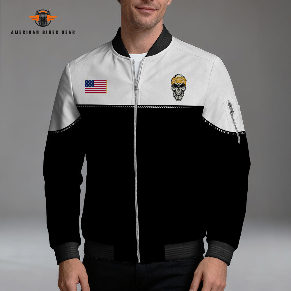 Biker Personalized Classic Bomber Jacket TP05