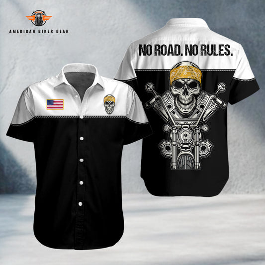 Biker Personalized Button Shirt GT10