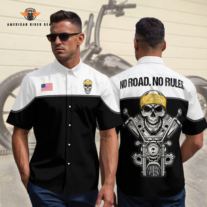 Biker Personalized Button Shirt GT10