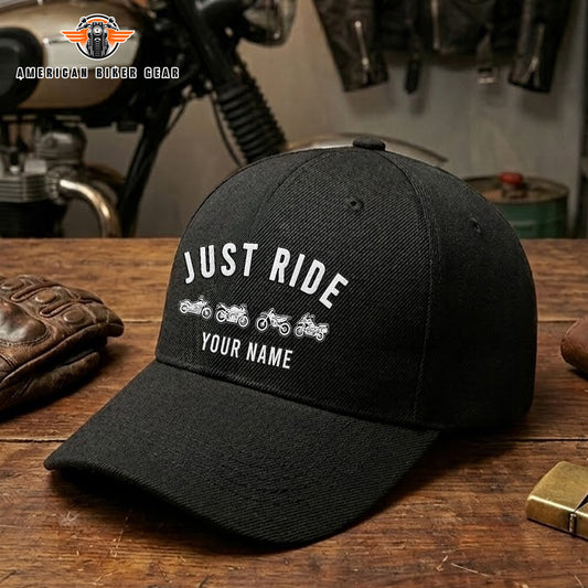 Biker Personalized Embroidery Cap TP01