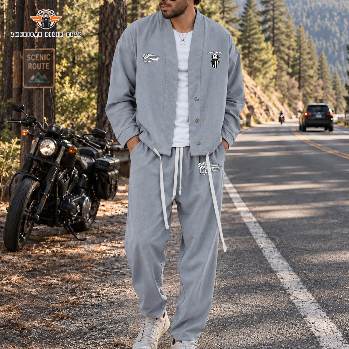 Combo Men's Cardigan Jacketsand Solid Jogger TP01