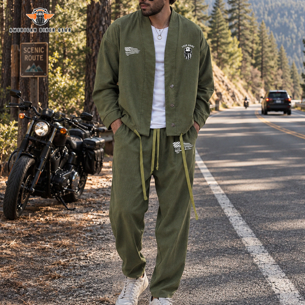 Combo Men's Cardigan Jacketsand Solid Jogger TP01