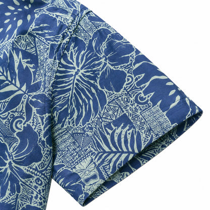 Tribal Tropical Hawaiian Shirt With Pockets TT03
