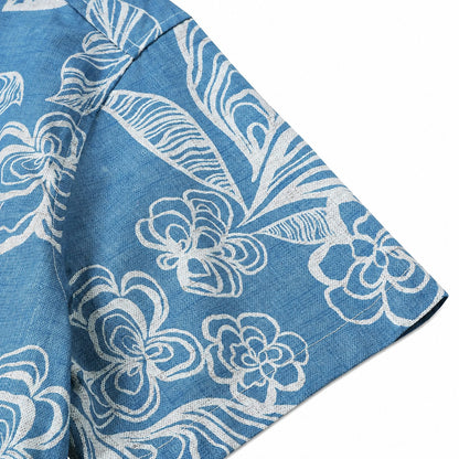 Floral Garden Hawaiian Shirt With Pockets TT04