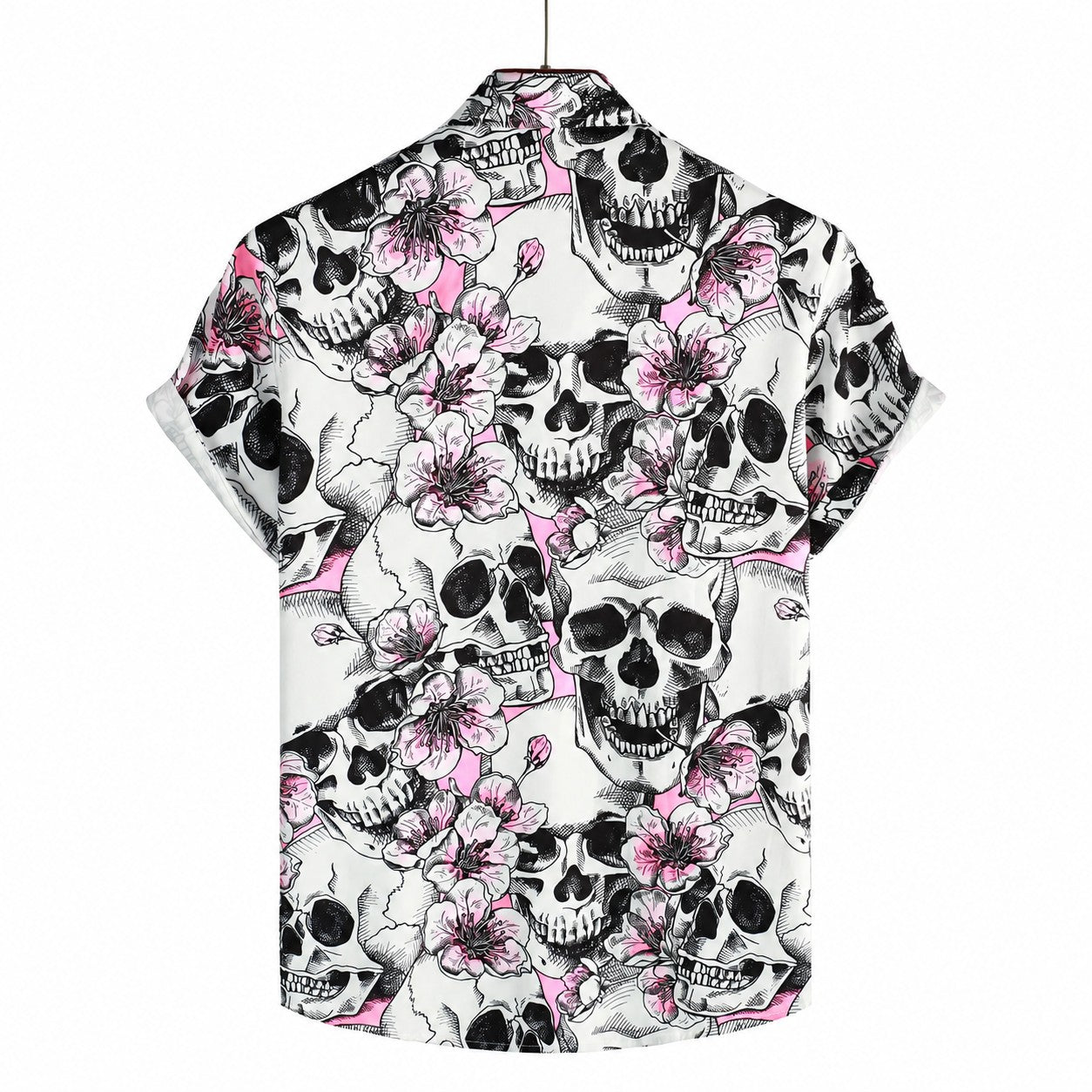 Flowers Skull  Hawaiian Shirt TT02