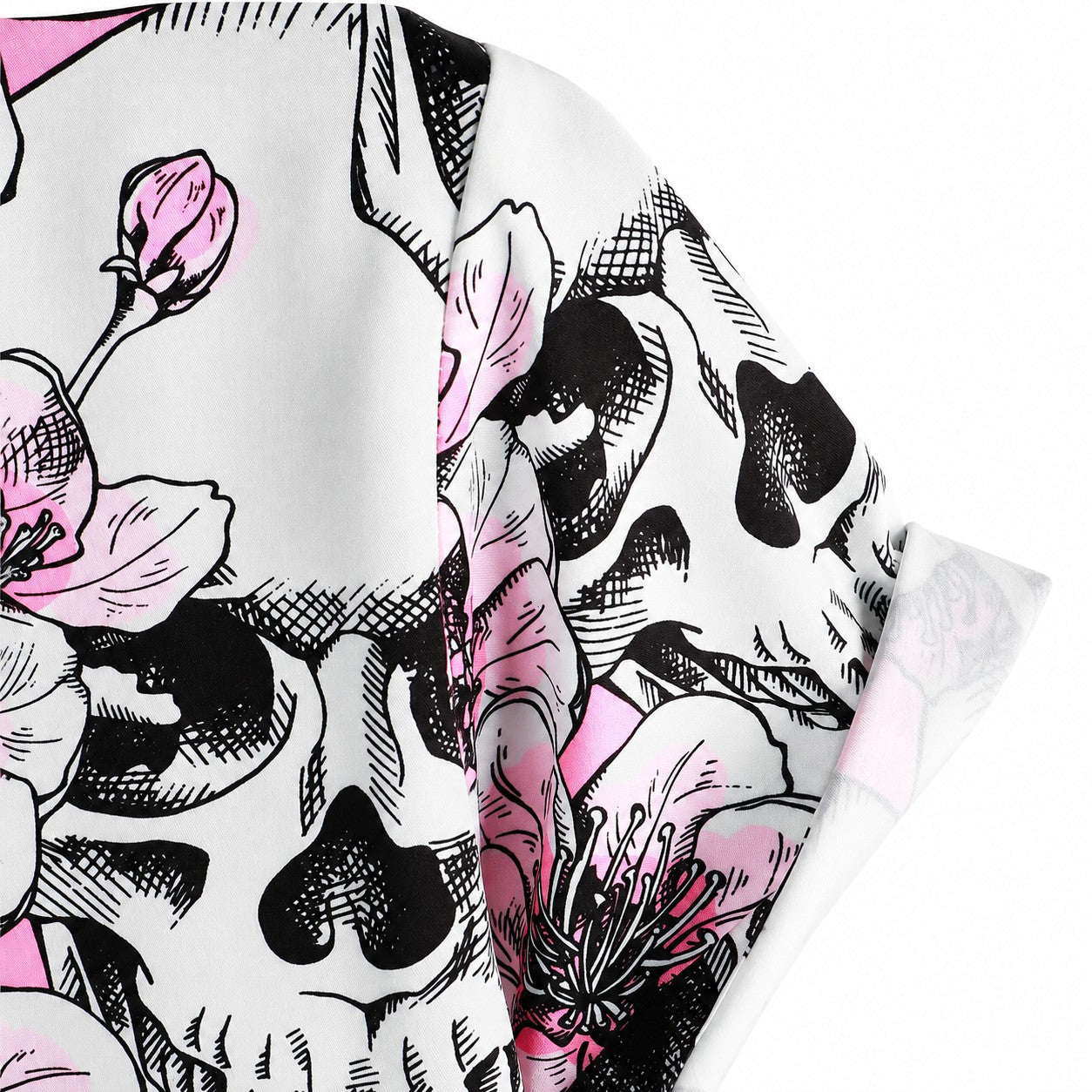 Flowers Skull  Hawaiian Shirt TT02
