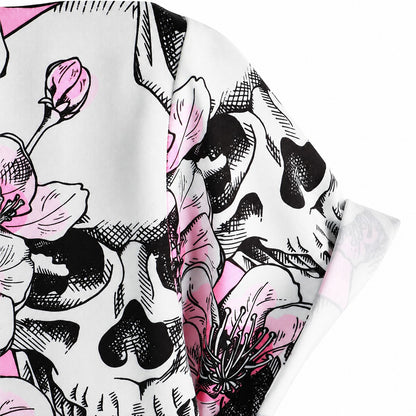 Flowers Skull  Hawaiian Shirt TT02