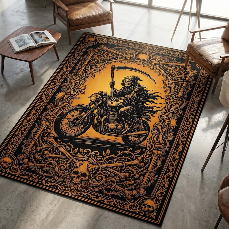 Grim Reaper Area Rug TT02
