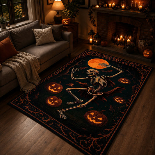 Dancing Skeleton Area Rug TT03