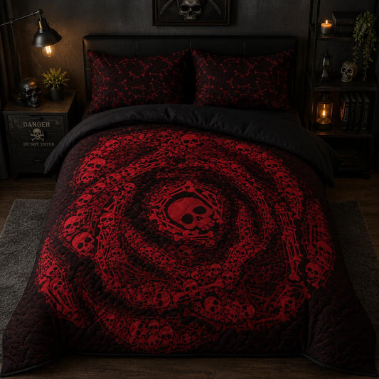 Crimson Bones Duvet Cover Set TT07