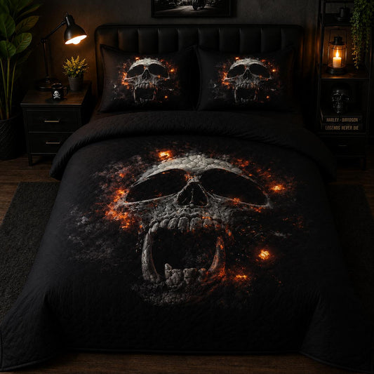 Inferno Skull Duvet Cover Set TT10