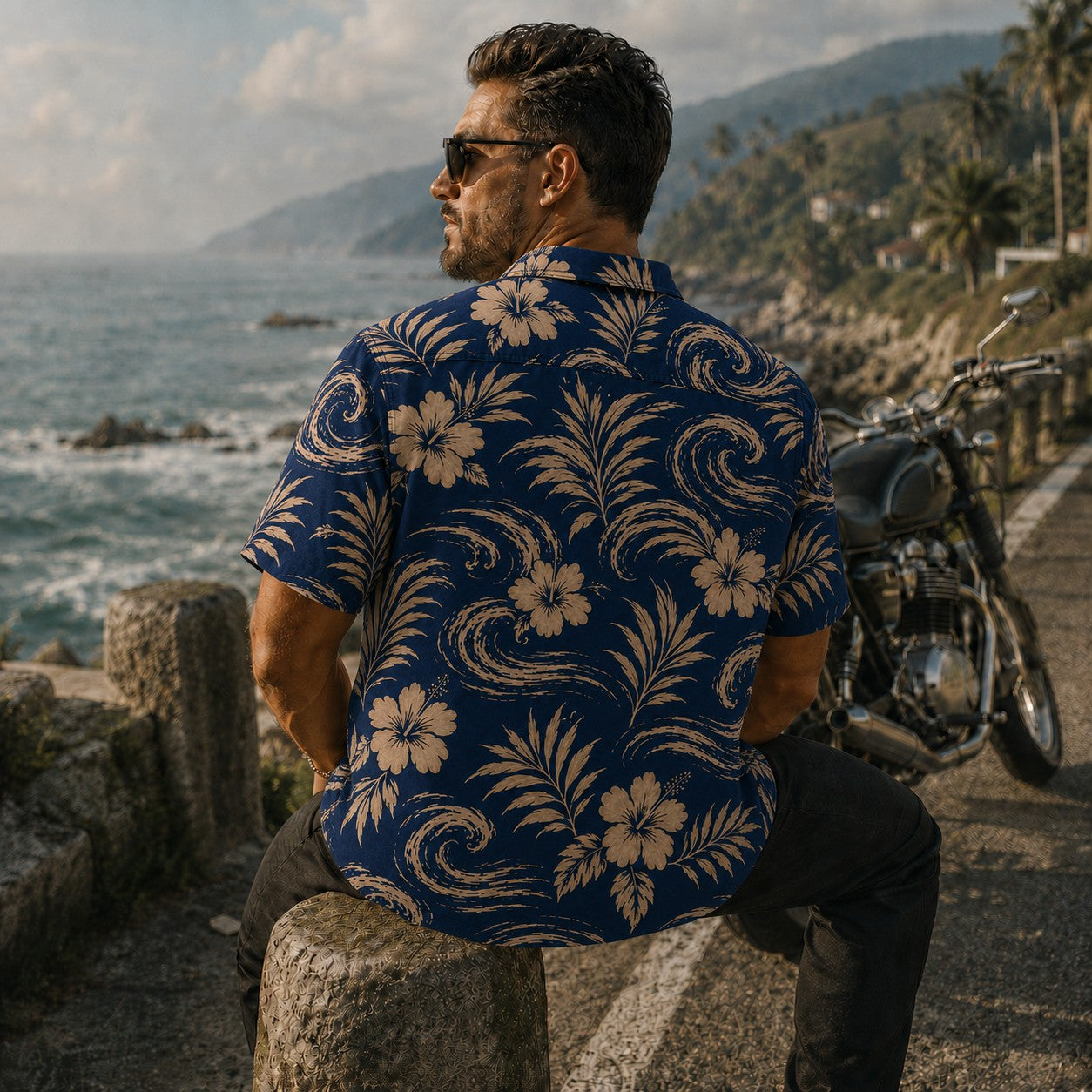 Ocean Bloom Hawaiian Shirt TT03