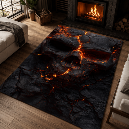 Evil Skull Area Rug TT01