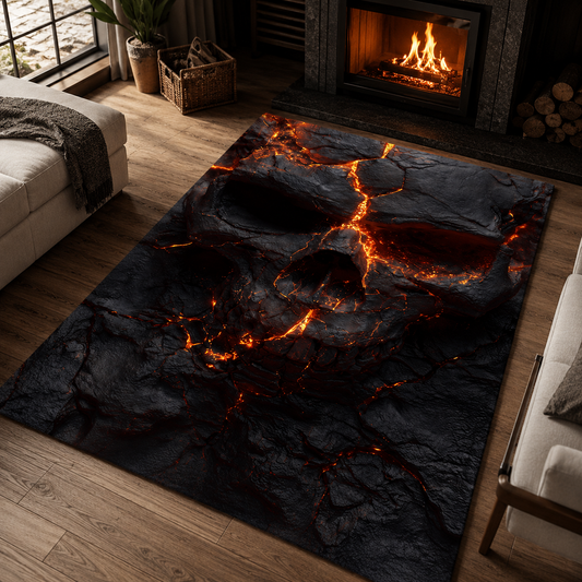 Evil Skull Area Rug TT01