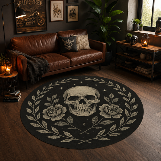 Grave Bloom Round Carpet TT01
