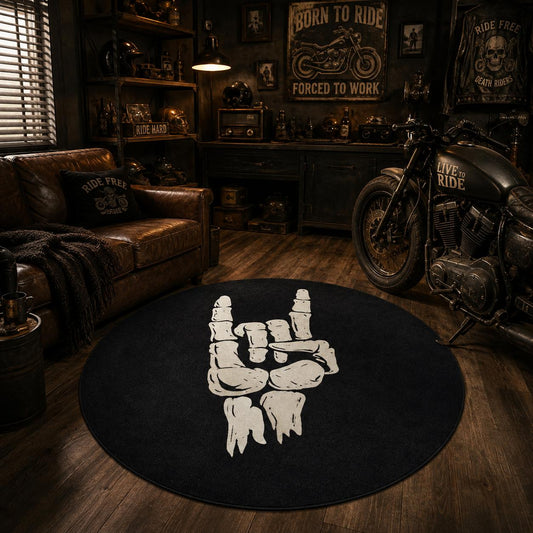 Bone Rebel Round Carpet TT02