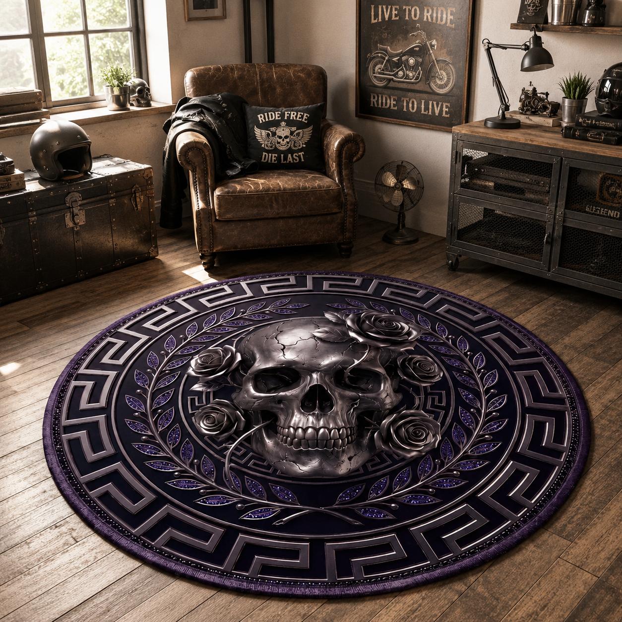 Dark Dynasty Round Carpet TT03
