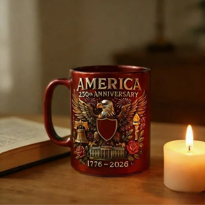 USA 250th Anniversary Ceramic Mug