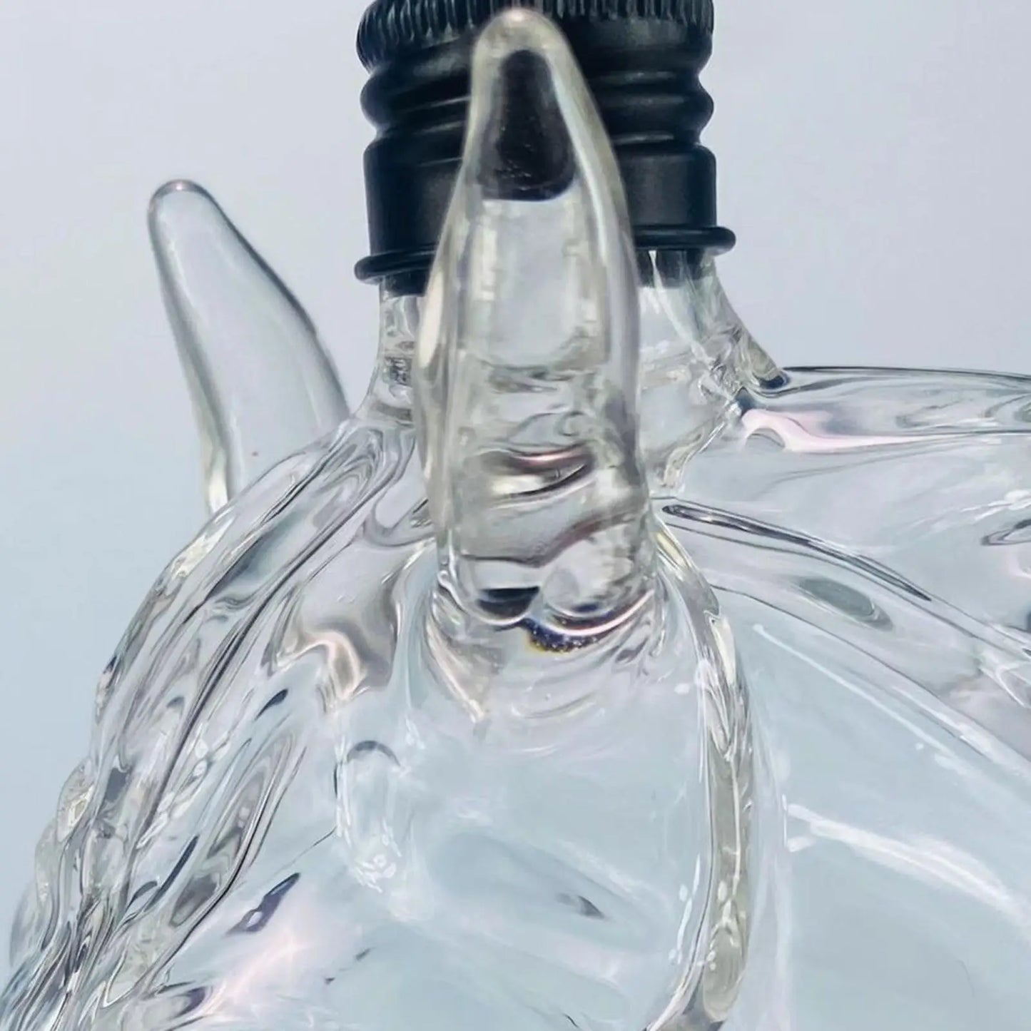 Horse-Shaped Decorative Glass Decanter