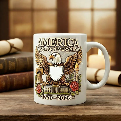 USA 250th Anniversary Ceramic Mug