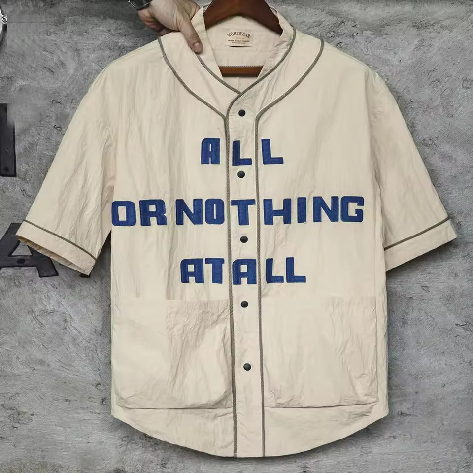 All Or Nothing At All Baseball Shirt
