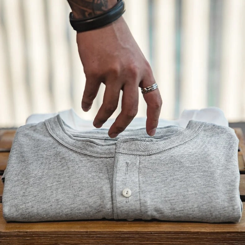 Beau Long Sleeve Henley Shirt