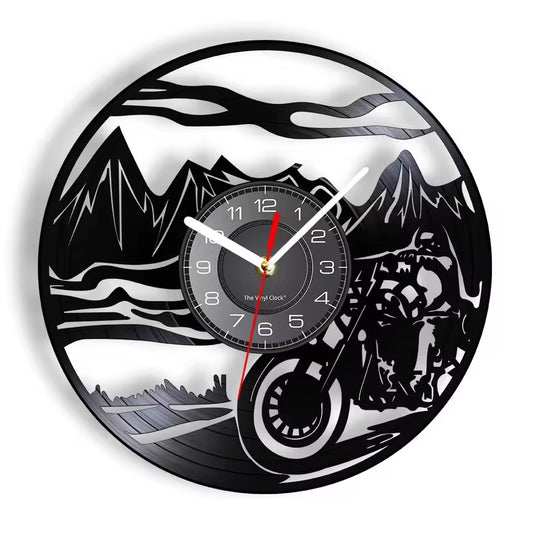 Classic Biker Wall Clock