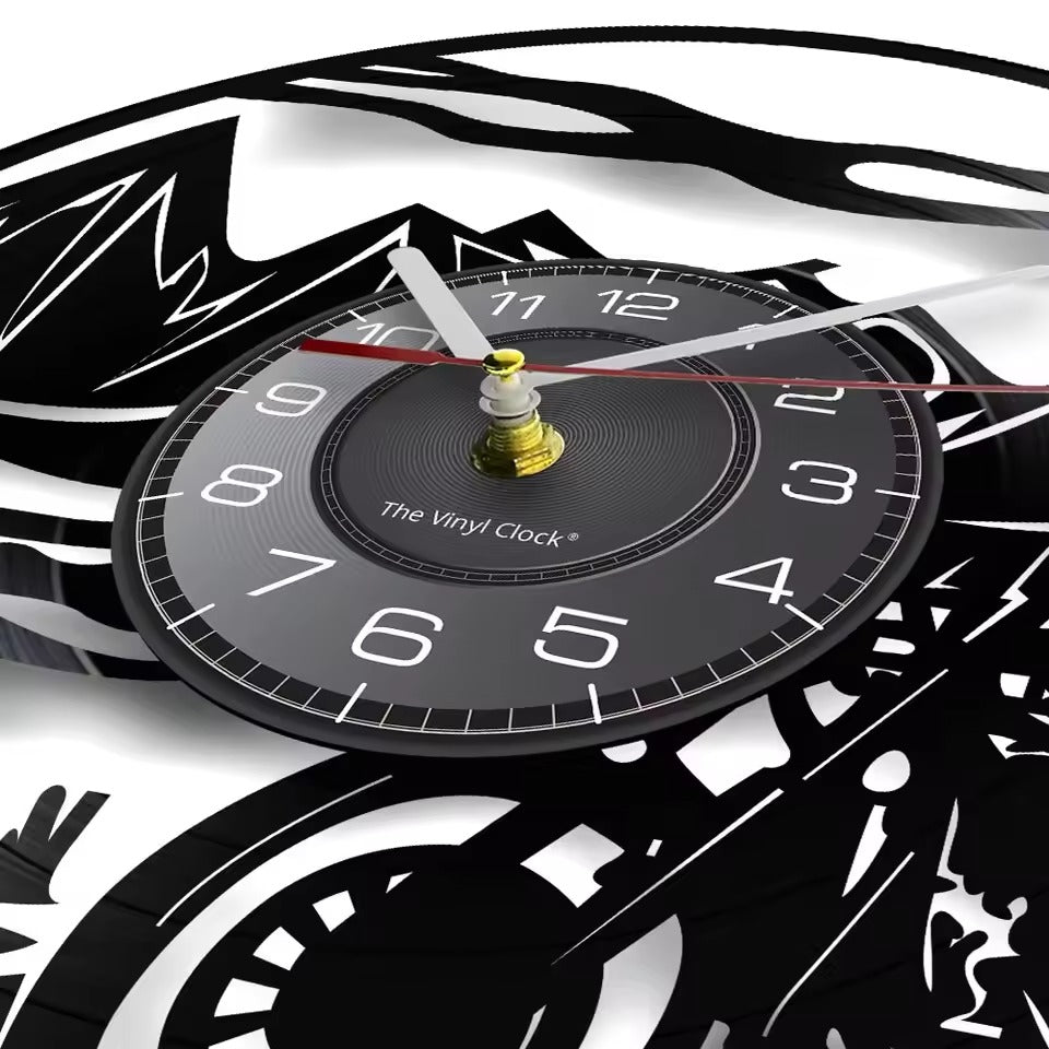 Classic Biker Wall Clock