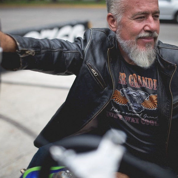 Biker Grandpa Just Way Cooler Tee