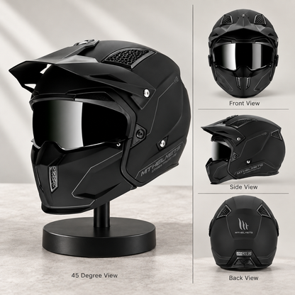 Streetfighter Style Modular Motorcycle Helmet LD01