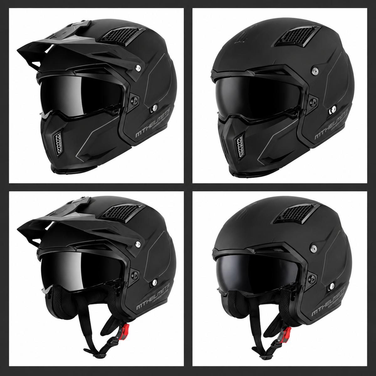 Streetfighter Style Modular Motorcycle Helmet LD01
