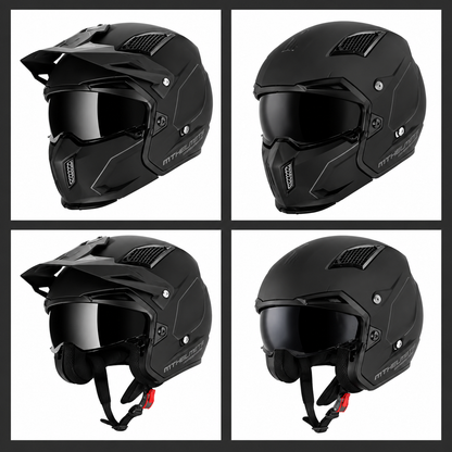 Streetfighter Style Modular Motorcycle Helmet LD01