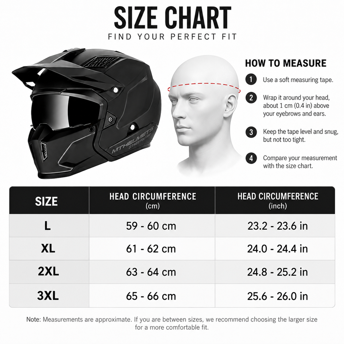 Streetfighter Style Modular Motorcycle Helmet LD01