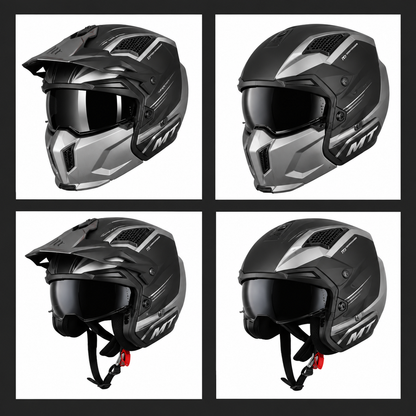 Bold & Angular Modular Helmet LD02