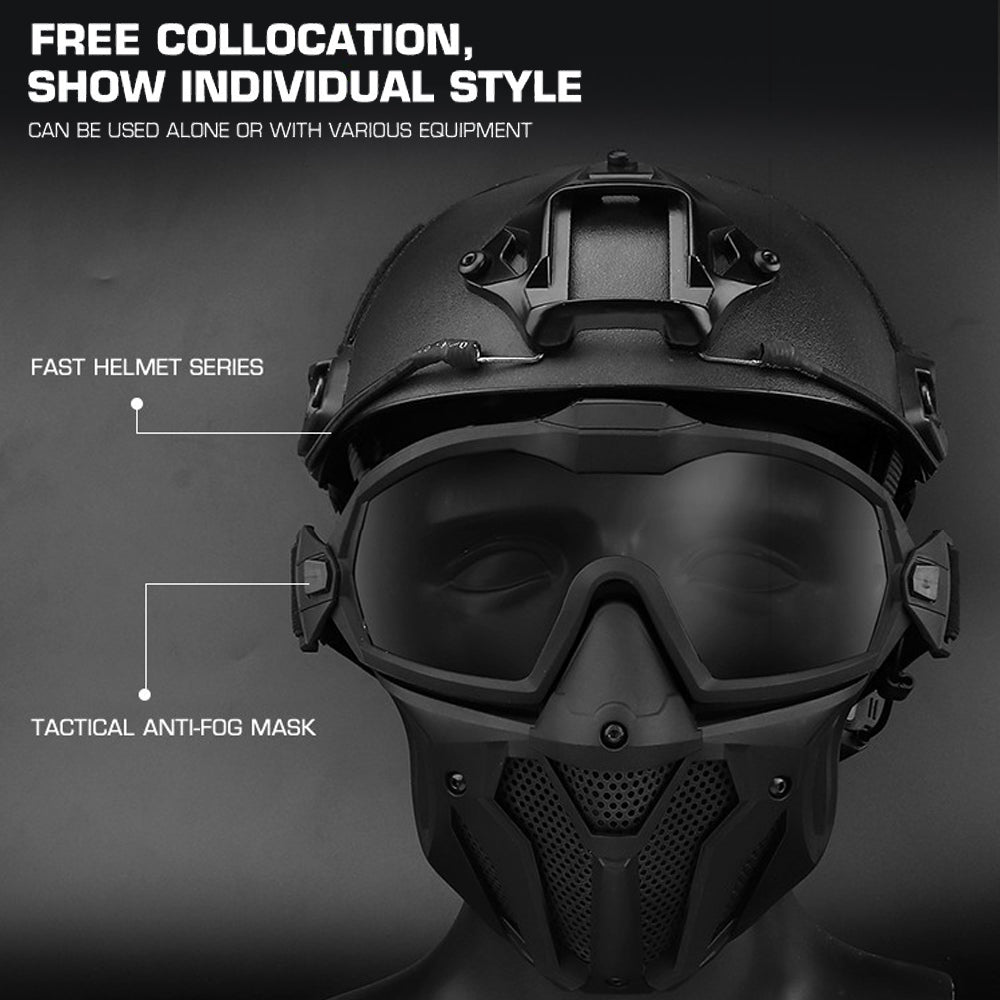 Tactical Full Face Airsoft & Paintball Mask TT48