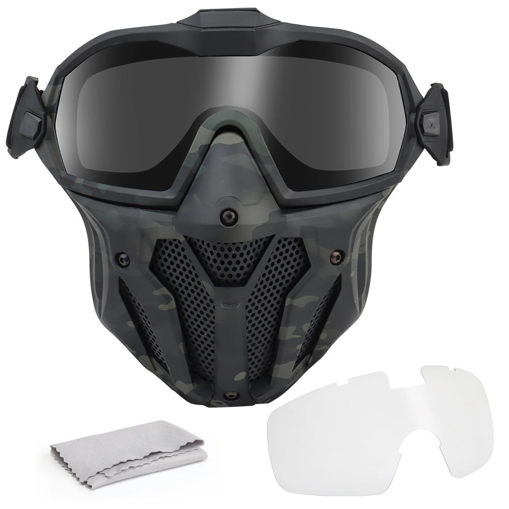 Tactical Full Face Airsoft & Paintball Mask TT48