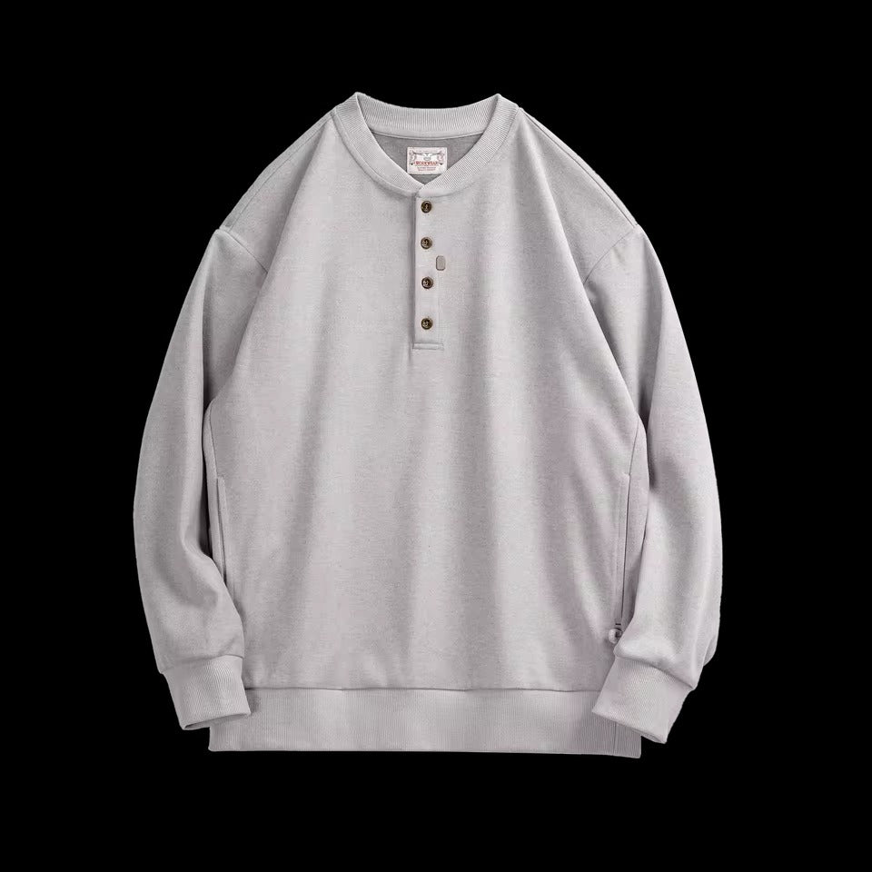 Gage Long Sleeve Henley Shirt