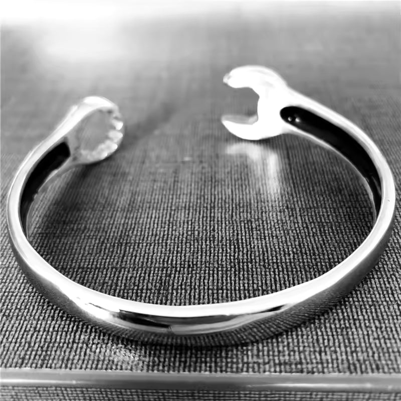 Wrench Biker Bangle
