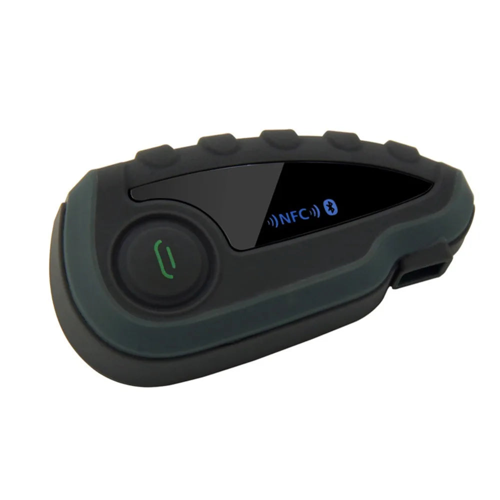ABG V8 Bluetooth Motorcycle Helmet Headset – 5-Way Intercom, NFC, FM & Waterproof