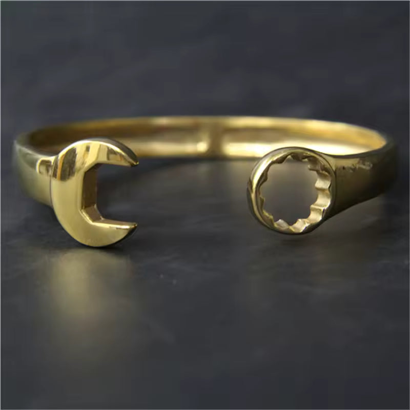 Wrench Biker Bangle