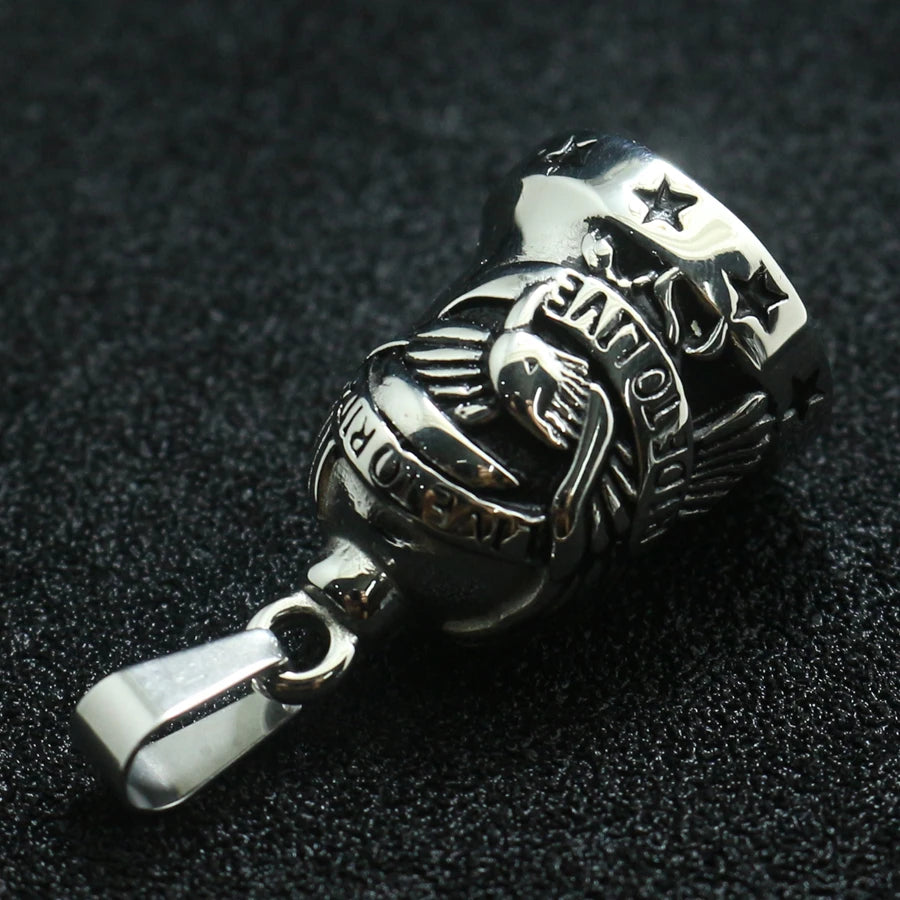 Ride To Live Live To Ride Eagle Biker Bell