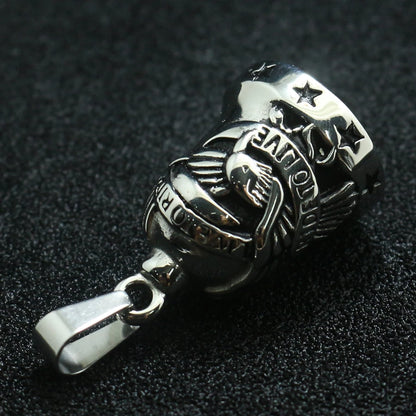 Ride To Live Live To Ride Eagle Biker Bell