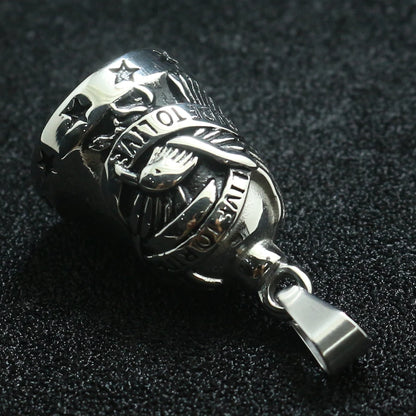 Ride To Live Live To Ride Eagle Biker Bell