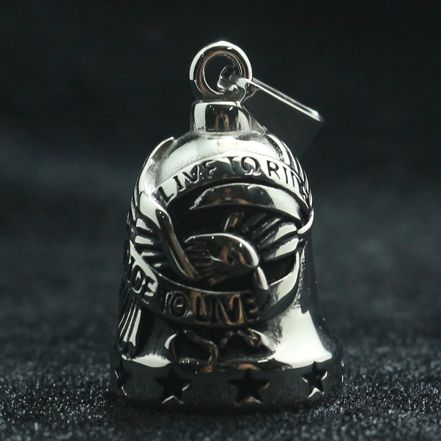 Ride To Live Live To Ride Eagle Biker Bell