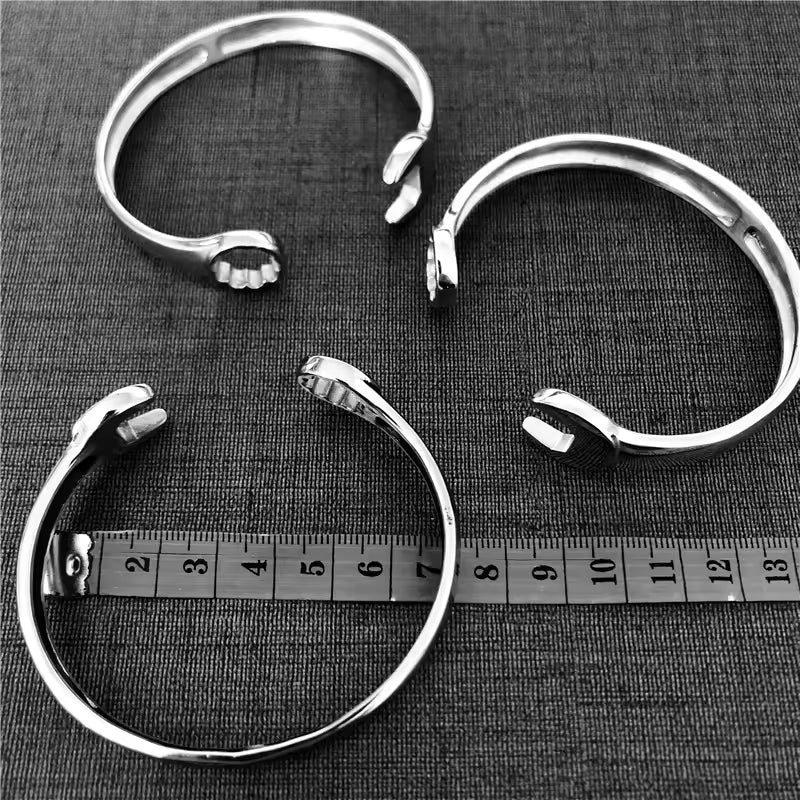 Wrench Biker Bangle